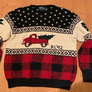 Vintage polo by Ralph Lauren 92 Holiday sweater